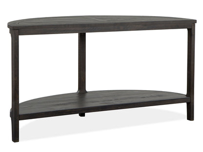 Boswell - Demilune Sofa Table - Peppercorn