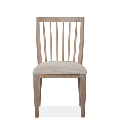 Ainsley - Dining Side Chair With Upholstered Seat (Set of 2) - Cerused Khaki