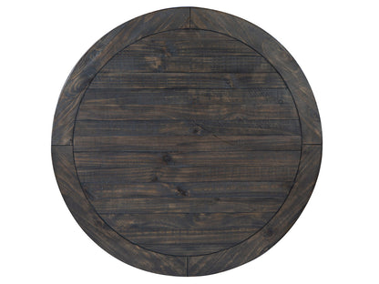 Boswell - Round Cocktail Table (With Casters) - Peppercorn