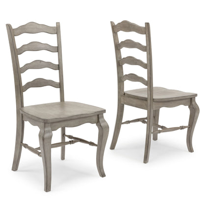 Mountain Lodge - 40" Wood Dining Chair (Set of 2) - Dark Gray