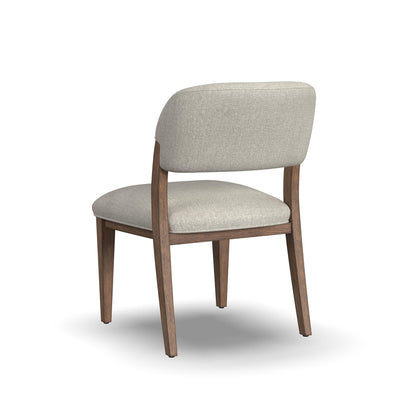 Lyra - Upholstered Barrel Chairs (Set of 2) - Pearl Silver