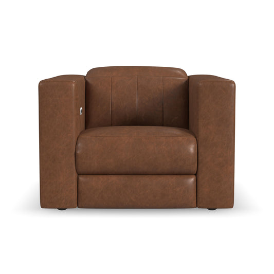 Austin - Power Recliner With Power Headrest - Chestnut