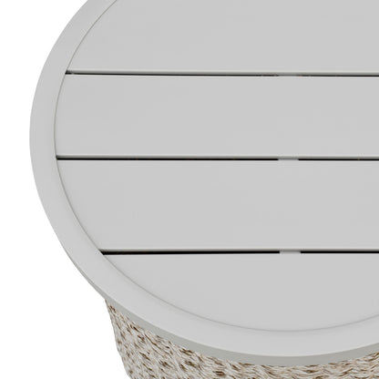 Pavilion - Round Outdoor End Table - Natural