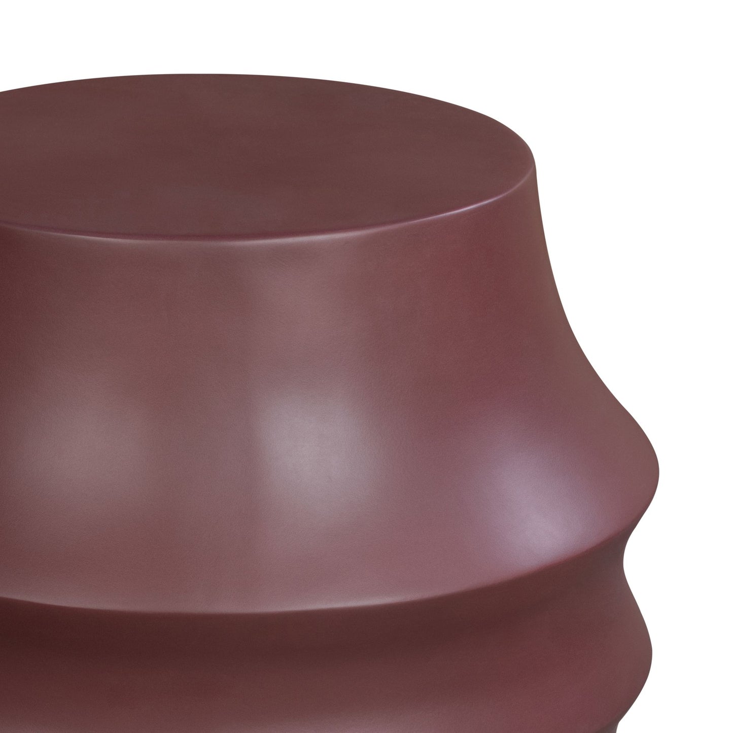 Calithea - Indoor Outdoor Side Table - Cherry Mahogany Concrete Finish