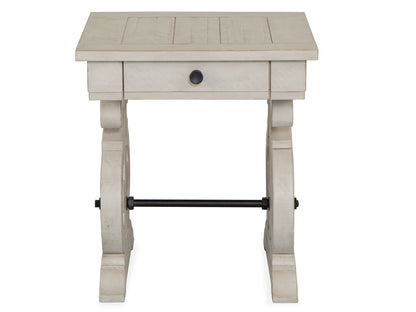 Bronwyn - Rectangular End Table - Alabaster