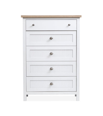 Windmill Harbour - Drawer Chest - White Whisp And Sand