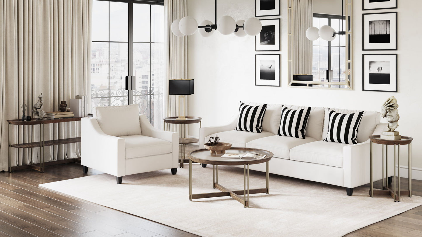 Hadleigh - Shaped Accent End Table