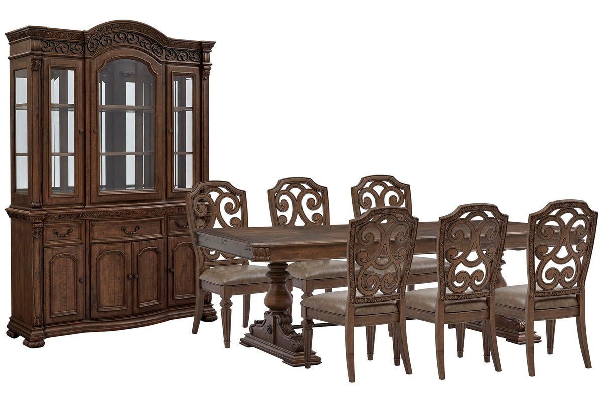 Durango - Extendable Trestle Dining Table Set