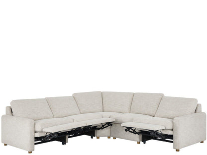 Hyde - 5 Piece Sectional - White