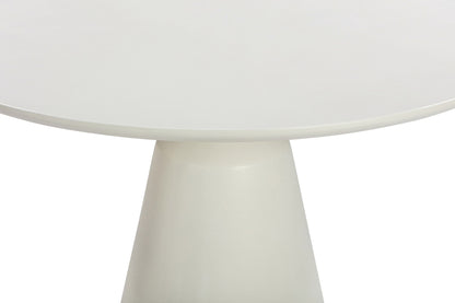 Palea - Indoor Outdoor Dining Table - White Concrete Finish