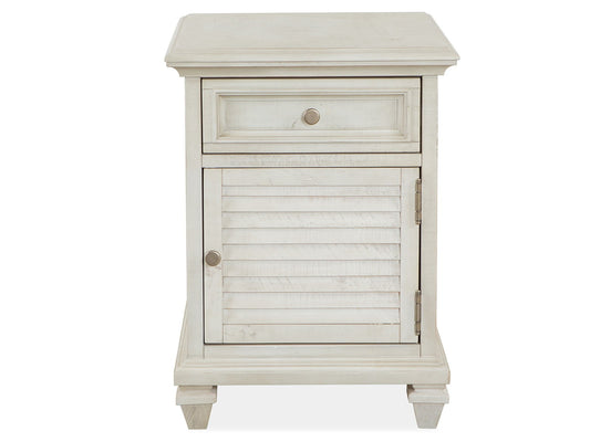 Newport - Chairside End Table - Alabaster