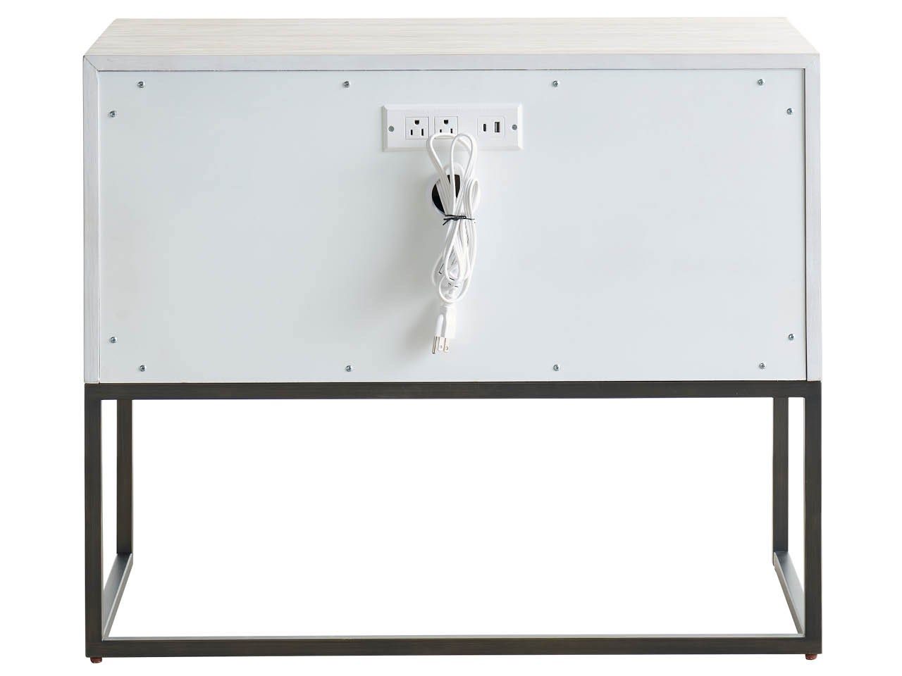 Dwell - Metal Base Nightstand