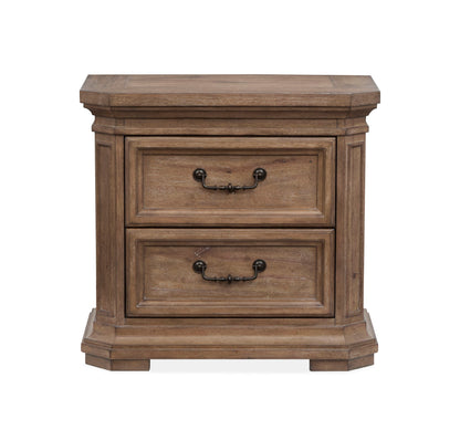 Adler Court - Drawer Nightstand - Florentine Walnut