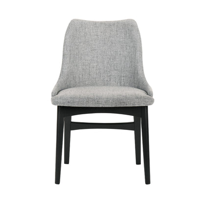 Azalea - Dining Side Chairs (Set of 2) - Gray / Black