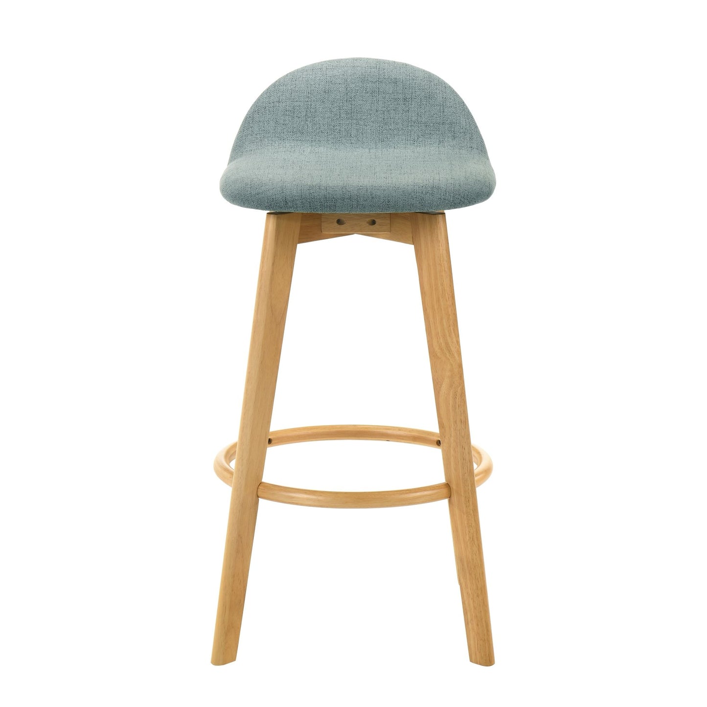 Vera - Upholstered Wood Counter Height Barstool