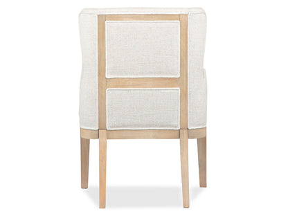 Somerset - Dining Arm Chair With Upholstered Seat & Back (Set of 2) - Butternut and Omari Natural