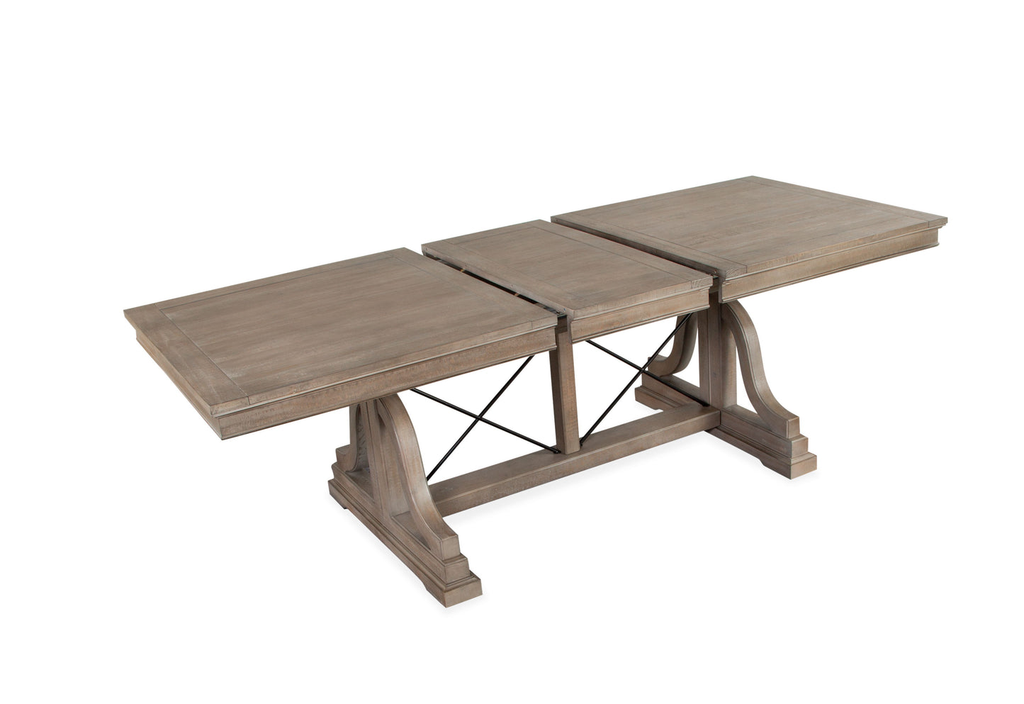 Paxton Place - Trestle Dining Table - Dovetail Gray