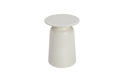 Lithia - Indoor Outdoor Lamp Table - White Concrete Finish