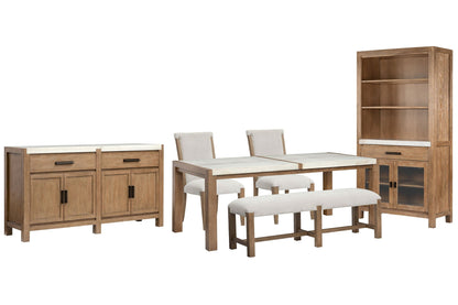 Plum Creek - 6 Piece Rectangular Dining Table Set