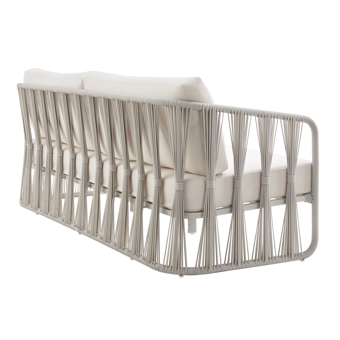 Breeze - Powder Coated Metal Outdoor Conversation Set With Cushions