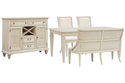 Newport - 5 Piece Extendable Rectangular Dining Table Set