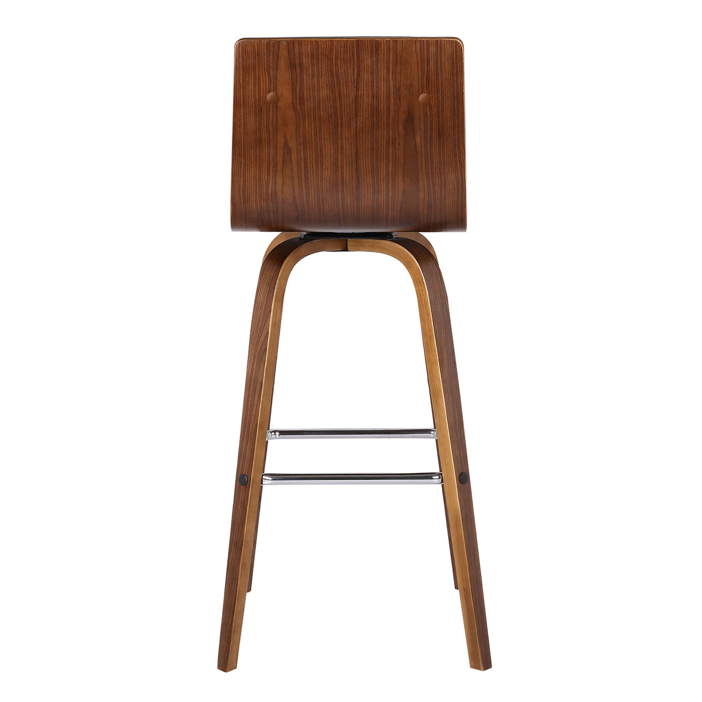 Vienna - 30" Swivel Bar Stool - Walnut Wood