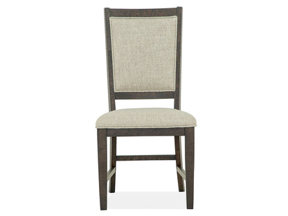 Westley Falls - Step Up Side Chair With Upholstered Seat & Back (Set of 2) - Graphite