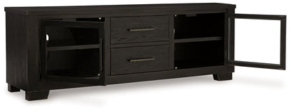 Galliden - Extra Large TV Stand - Black