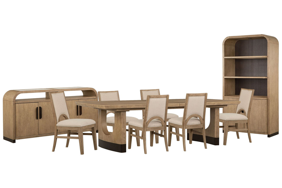 Tristan - Extendable Trestle Dining Table Set