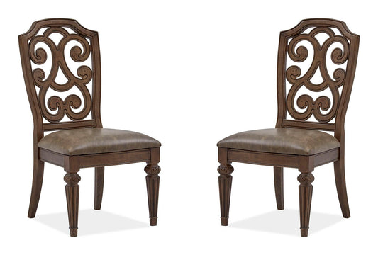 Durango - Wood Dining Side Chair With Upholstered Seat (Set of 2) - Willadeene Brown
