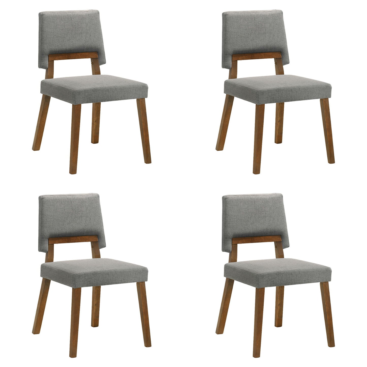 Channell - Dining Chair With Walnut Frame