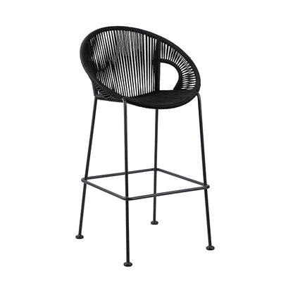 Acapulco - 30" Indoor Outdoor Steel Bar Stool With Rope Set of 2