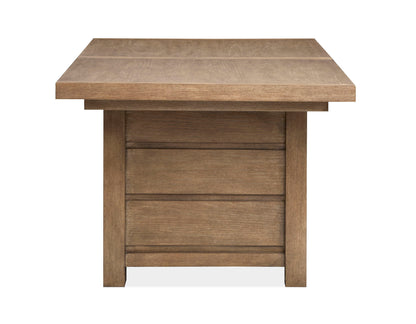 Plum Creek - 9 Piece Extendable Trestle Dining Table Set