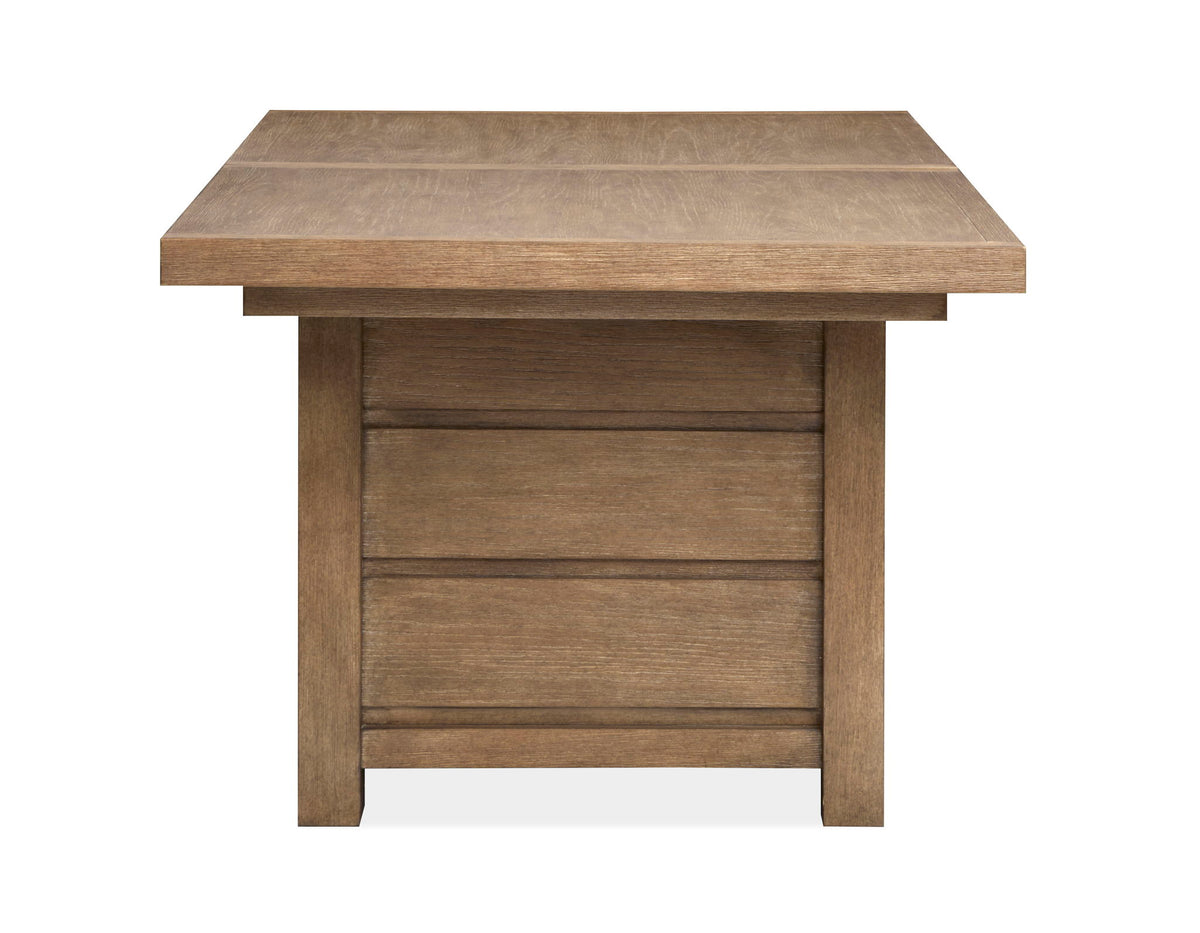 Plum Creek - 6 Piece Extendable Trestle Dining Table Set