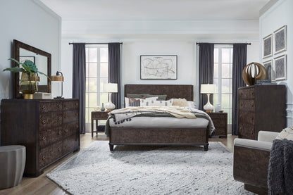 Rowan - Landscape Mirror - Espresso