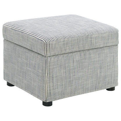 Winter - Upholstered Hydraulic Lift Top Storage Ottoman