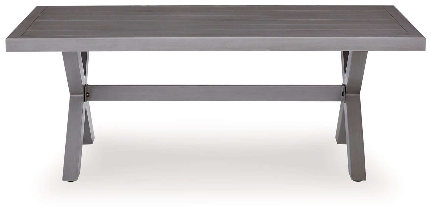 Half Moon Beach - Rectangular Cocktail Table - Gray