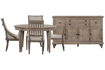 Lancaster - Extendable Round Dining Table Set