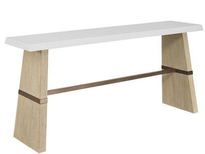 Oasis - Dockside Console Table - White / Beige