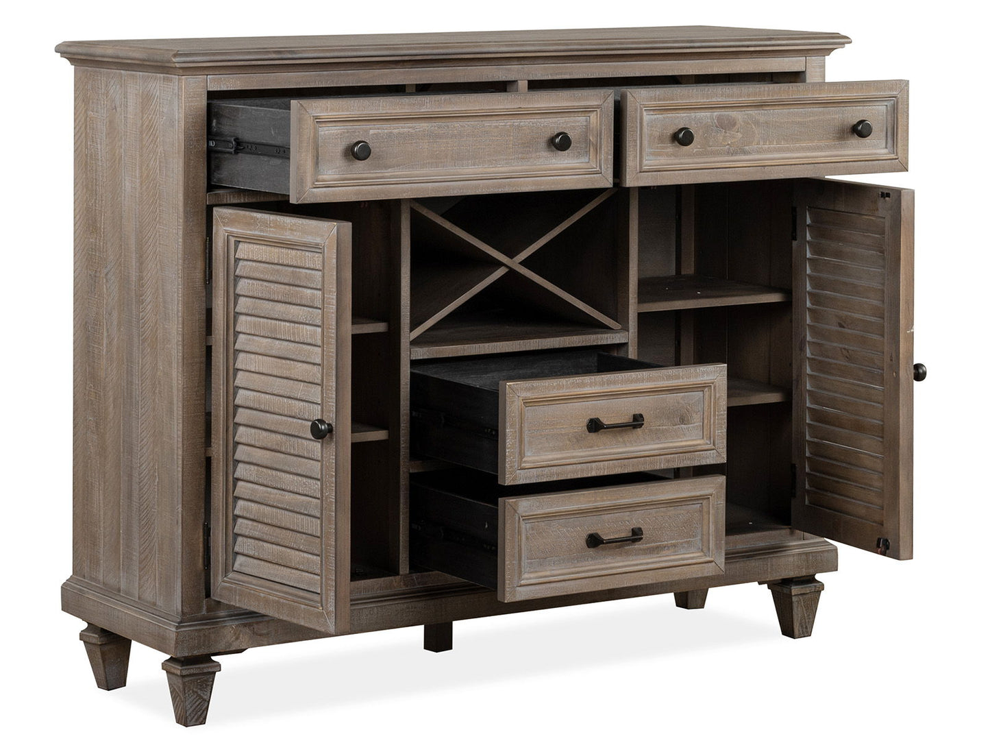 Lancaster - Server - Dovetail Gray