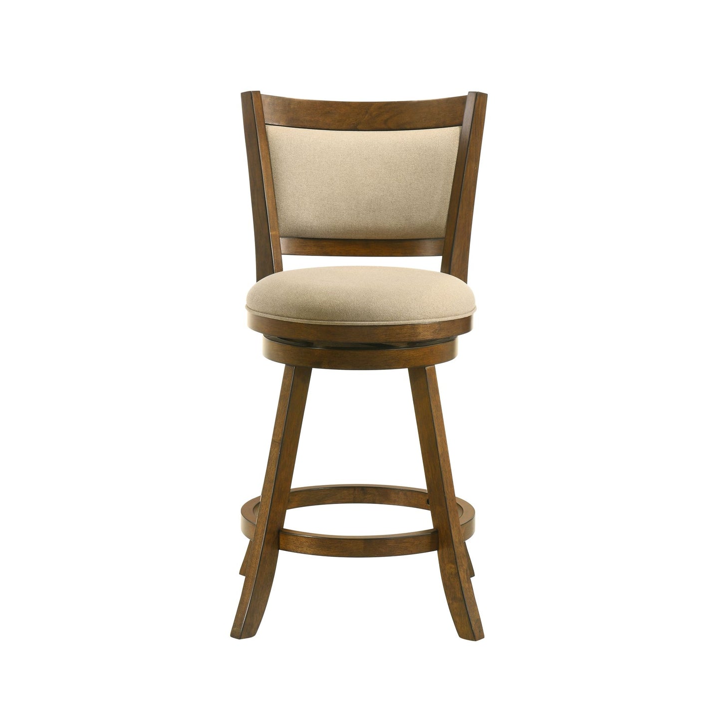 Aiden - Modern Farmhouse Swivel Wood Counter Height Kitchen Bar Stool