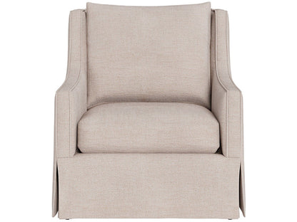 Hudson - Skirted Petite Swivel Glider-Special Order - Beige