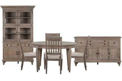 Lancaster - Extendable Round Dining Table Set