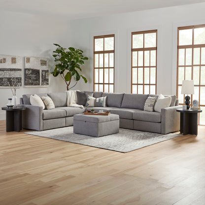 Flex - Sectional with Standard Arm and Storage Ottoman