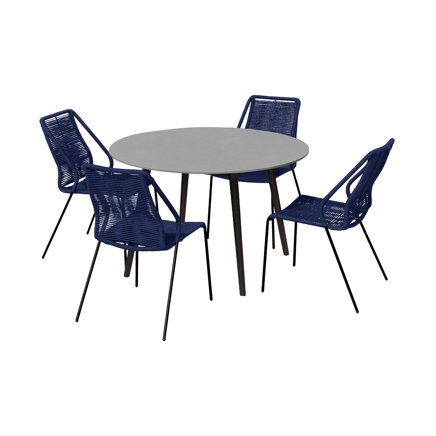 Sydney And Clip - Outdoor Patio 47" Dining Set