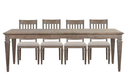Lancaster - 5 Piece Extendable Rectangular Dining Table Set