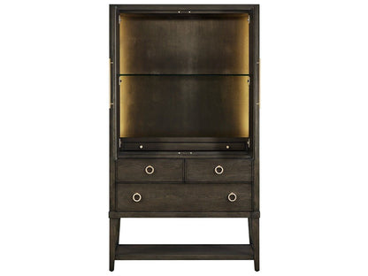 Fenwick - Bar Cabinet - Dark Brown