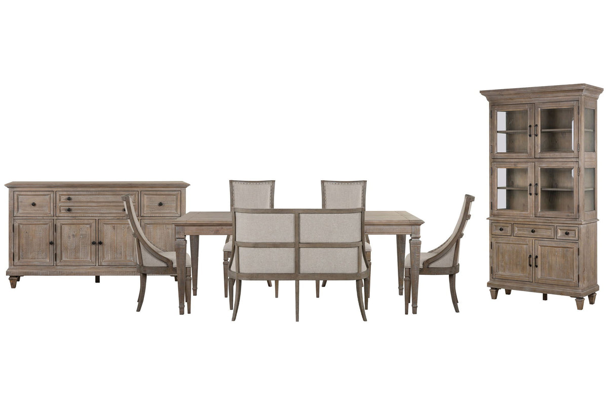 Lancaster - 8 Piece Extendable Rectangular Dining Table Set