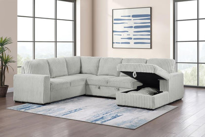 Devonshire - Sleeper Sectional Sofa Storage Chaise