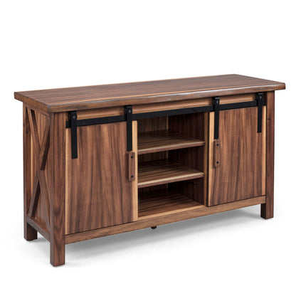 Forest Retreat - 32" Entertainment Center - Dark Brown